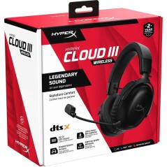 HyperX Cloud III Wireless Headset Black - Ultimate Gaming Audio Experience